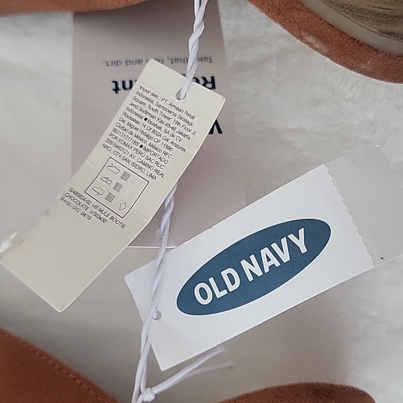 Old Navy Brown Mules Size 10 NWT - Picture 10 of 10